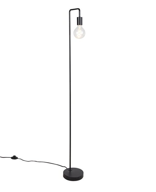Modern black floor lamp